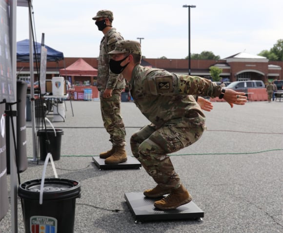 Service Member performing a Jump Scan